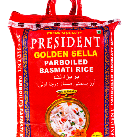 PRESIDENT GOLDEN SELLA PARABOILED RICE 10KG