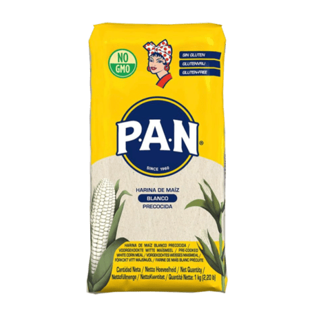 HARINA PAN MAIZ FLOUR WHITE 1KG X 10