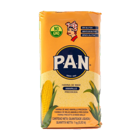 HARINA PAN MAIZ FLOUR YELLOW 1KG X 10